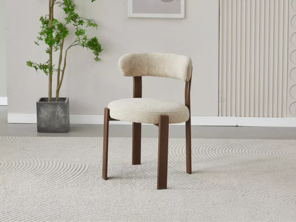 Carmo Dining Chair Beige Set of 2 (1) - Image 2