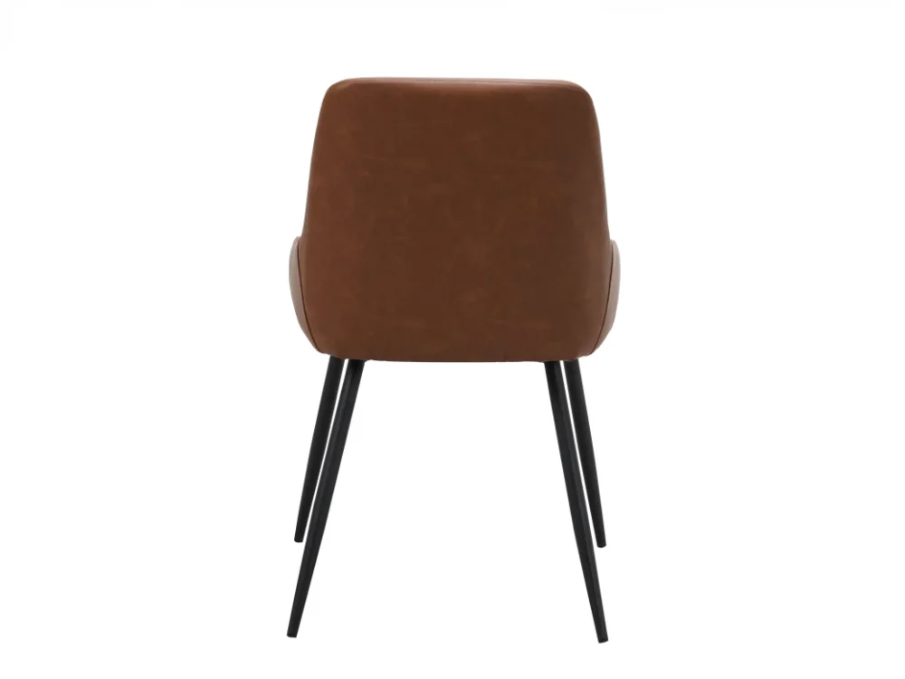 Costa Dining Chair Cognac Set of 2 - Image 12