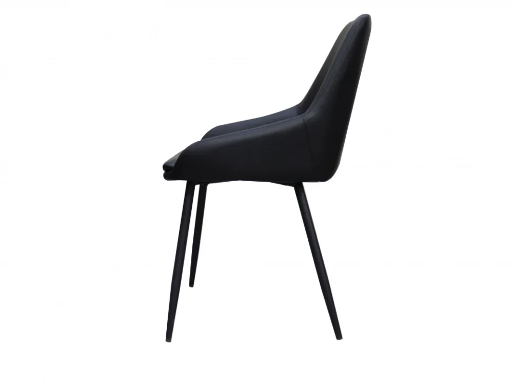Costa Dining Chair Black Set of 2 - Image 7