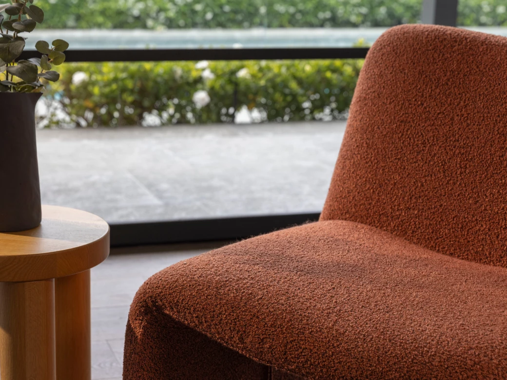 Calais Occasional Chair Terracotta - Image 17