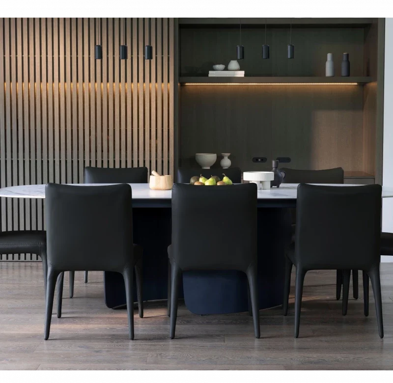 Alternative view of Toulon Dining Chair Black Set of 2