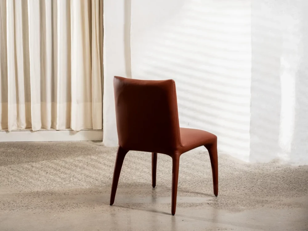 Toulon Dining Chair Tan Set of 2 - Image 4