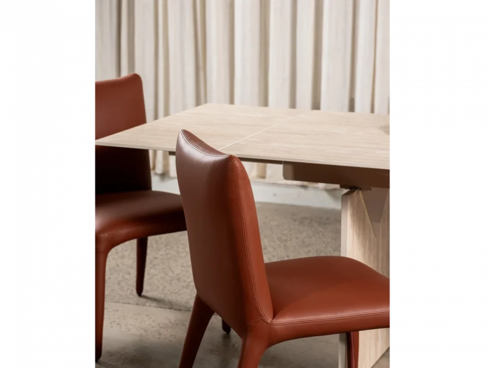 Toulon Dining Chair Tan Set of 2 - Image 6