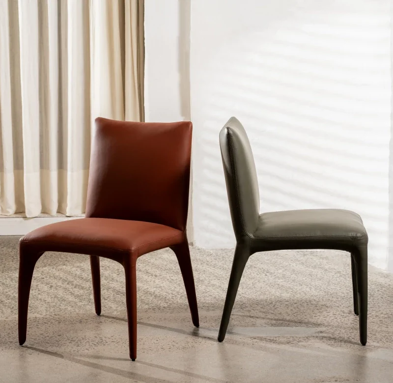 Alternative view of Toulon Dining Chair Tan Set of 2