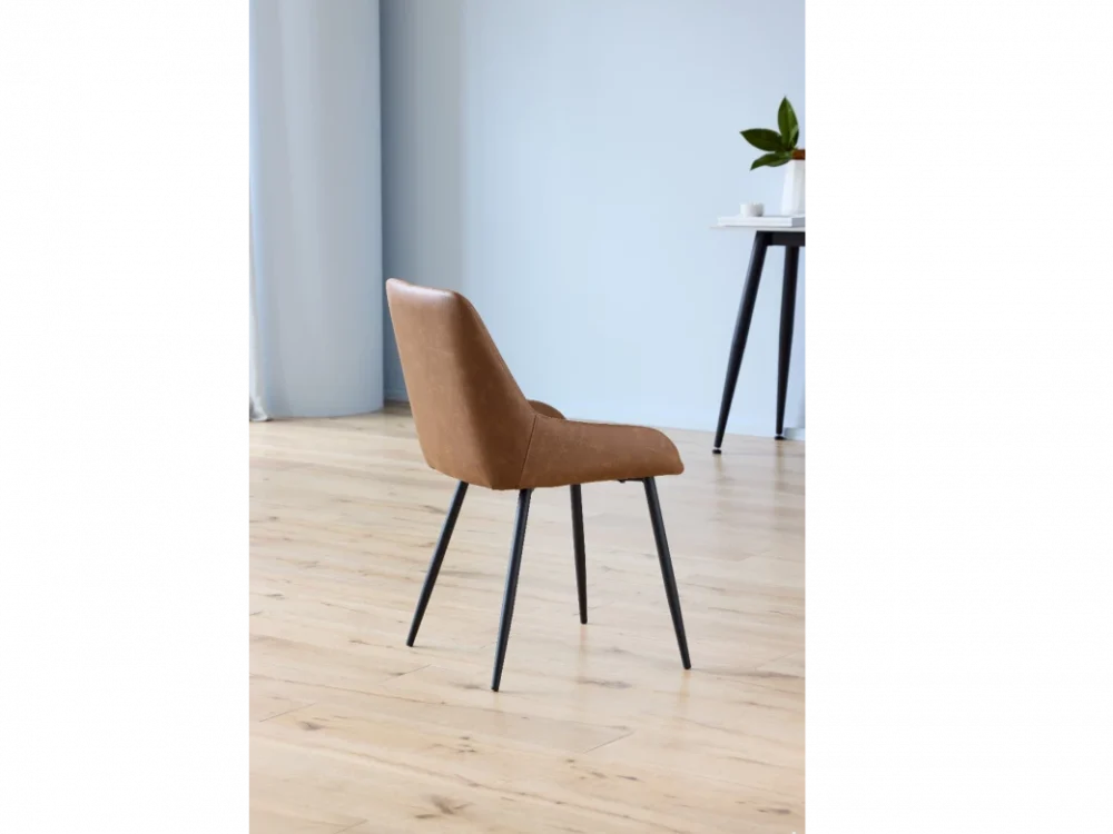 Costa Dining Chair Cognac Set of 2 - Image 4