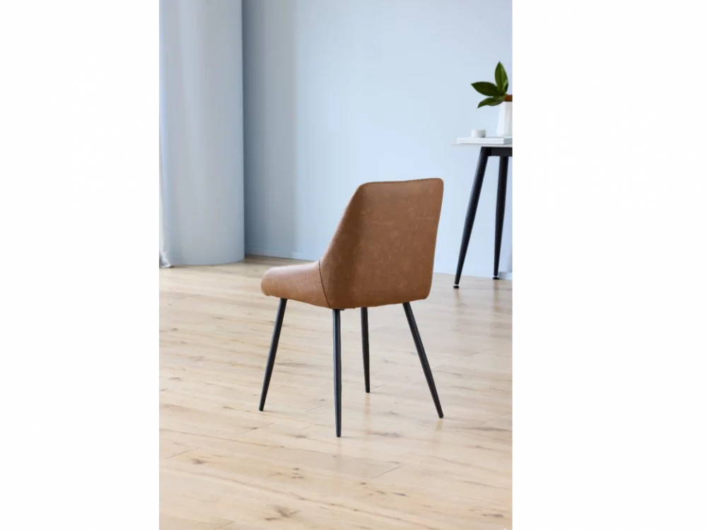 Costa Dining Chair Cognac Set of 2 - Image 3