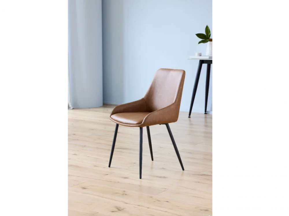 Costa Dining Chair Cognac Set of 2 - Image 2