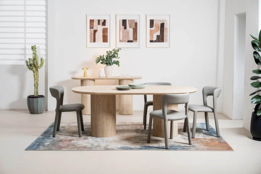 Madrid Dining Chair Grey Set of 2 - Image 7