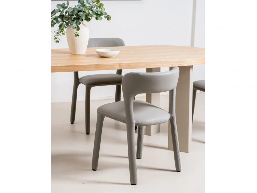 Madrid Dining Chair Grey Set of 2 - Image 4