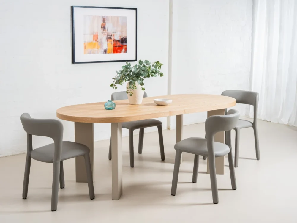 Madrid Dining Chair Grey Set of 2 - Image 3