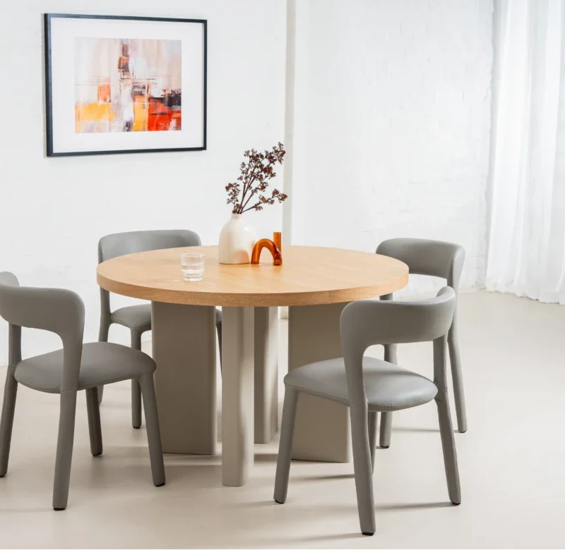 Alternative view of Madrid Dining Chair Grey Set of 2