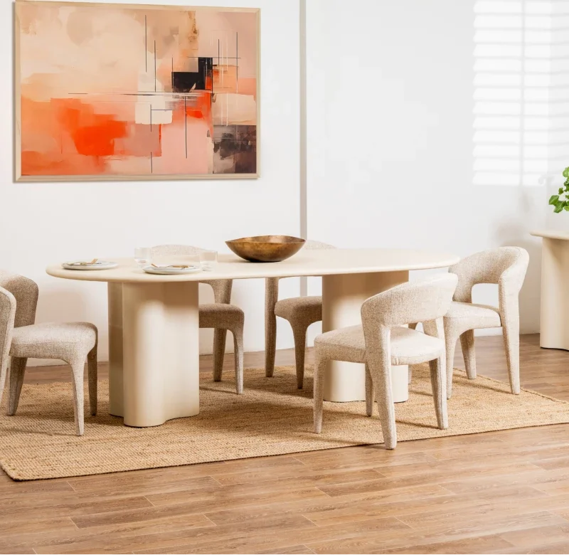 Alternative view of Seville Dining Chair Wheat Set of 2