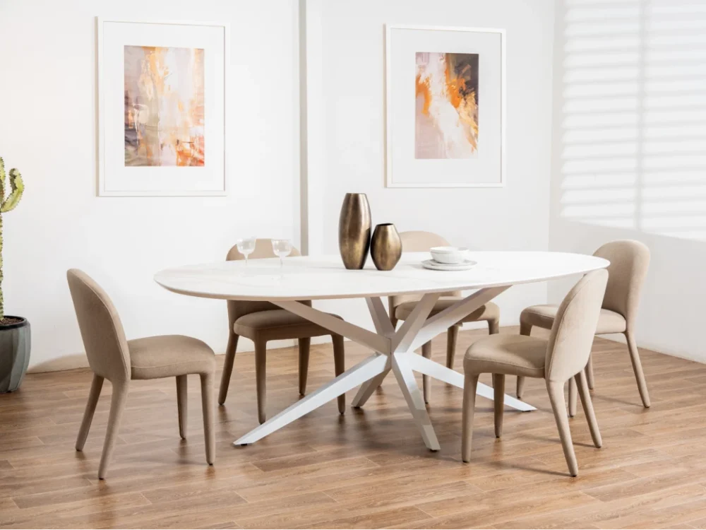 Onasis Dining Chair Linen Set of 2 - Image 7
