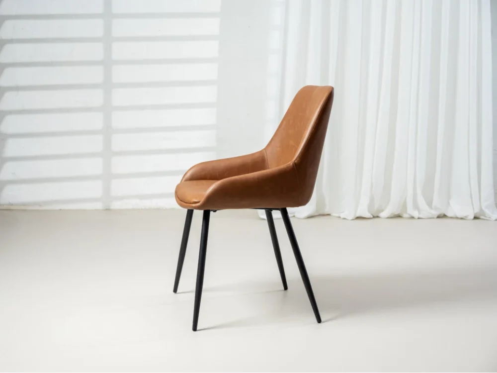 Costa Dining Chair Cognac Set of 2 - Image 8