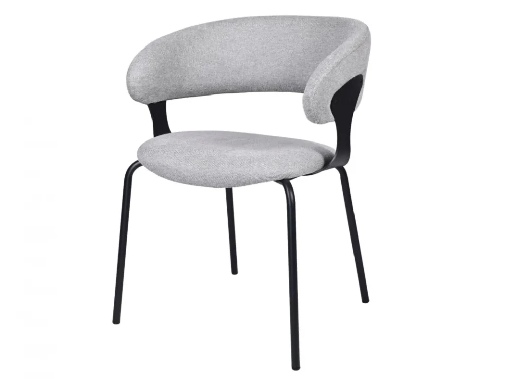 Kenny Dining Chair Silver Grey Set of 2