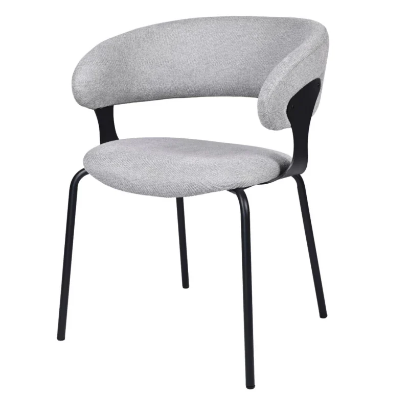 Kenny Dining Chair Silver Grey Set of 2