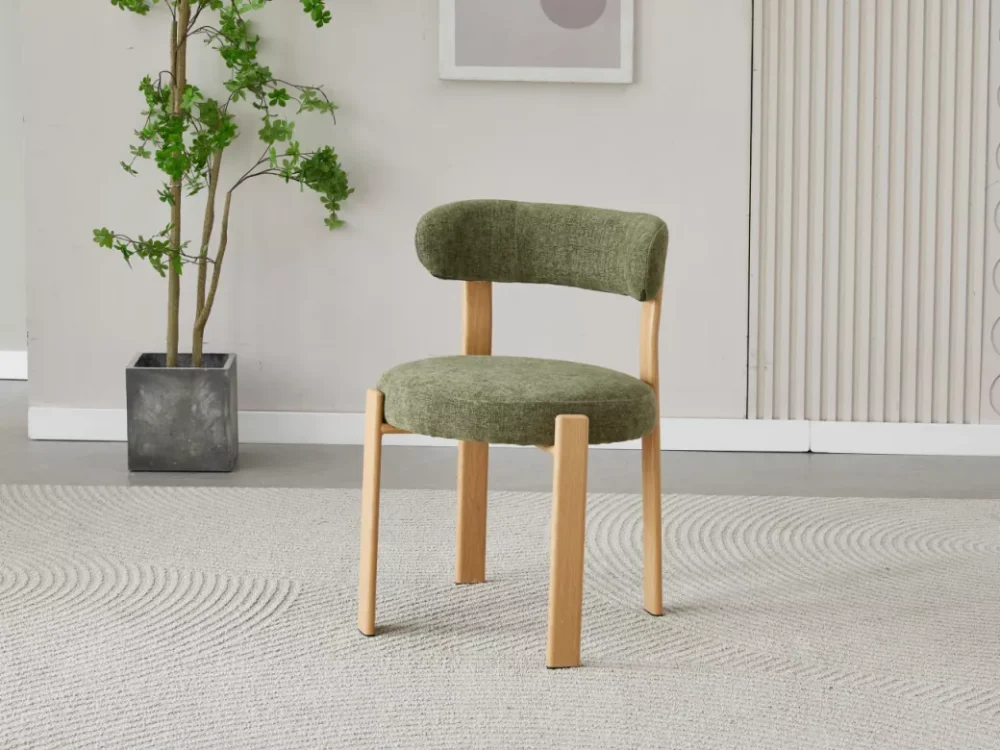 Carmo Dining Chair Olive Set of 2 - Image 8
