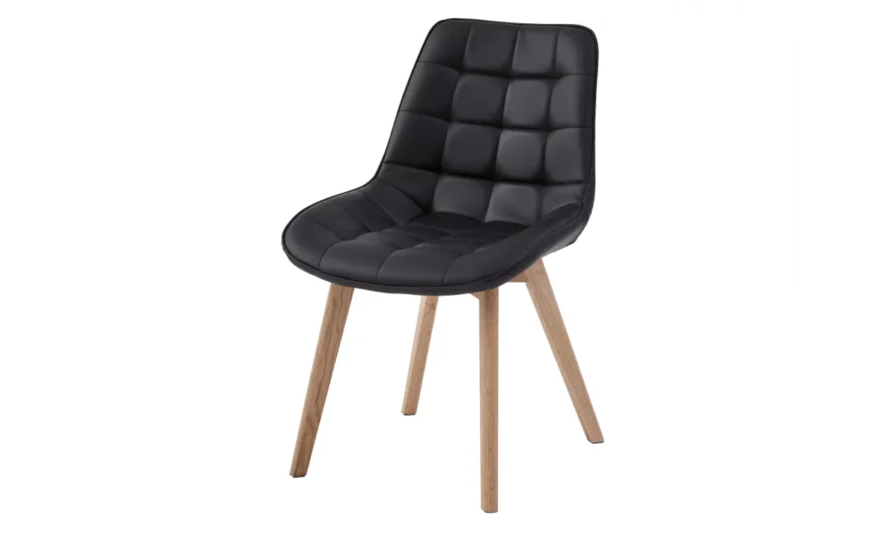 Forest Dining Chair Black / Natural Set of 4