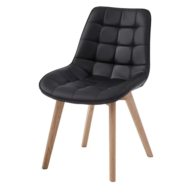 Forest Dining Chair Black / Natural Set of 4
