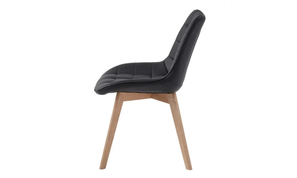 Forest Dining Chair Black / Natural Set of 2 - Image 2