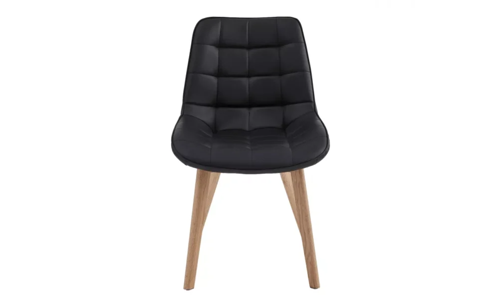 Forest Dining Chair Black / Natural Set of 2 - Image 5
