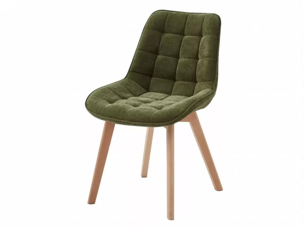 Forest Dining Chair Green / Natural Set of 4
