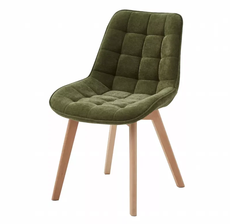 Forest Dining Chair Green / Natural Set of 4