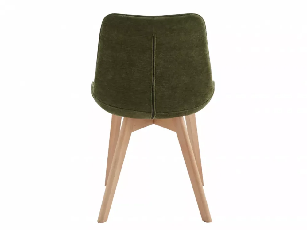 Forest Dining Chair Green / Natural Set of 2 - Image 3