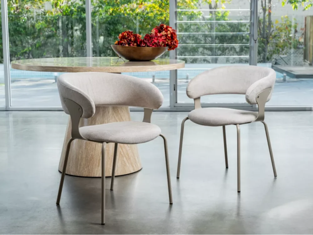 Kenny Dining Chair Latte Set of 2 - Image 10