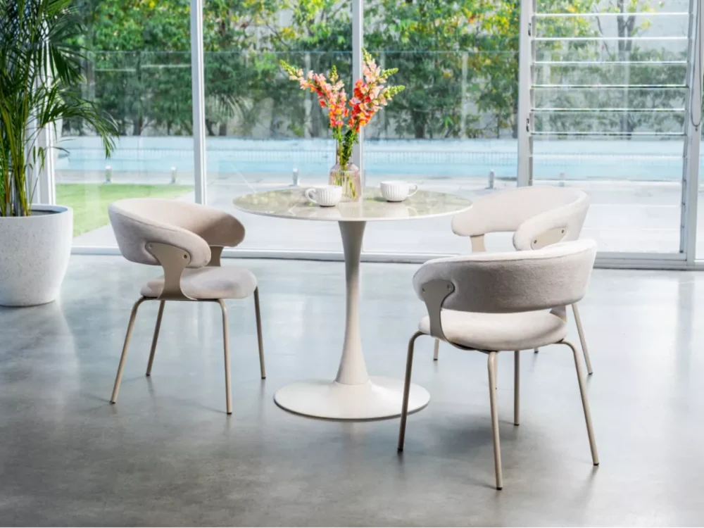 Kenny Dining Chair Latte Set of 2 - Image 2