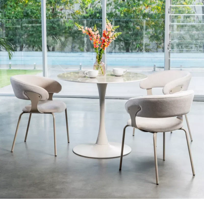 Alternative view of Kenny Dining Chair Latte Set of 2