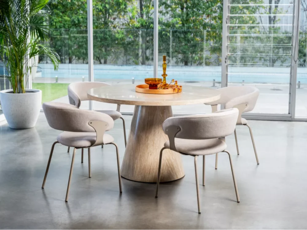 Kenny Dining Chair Latte Set of 2 - Image 3