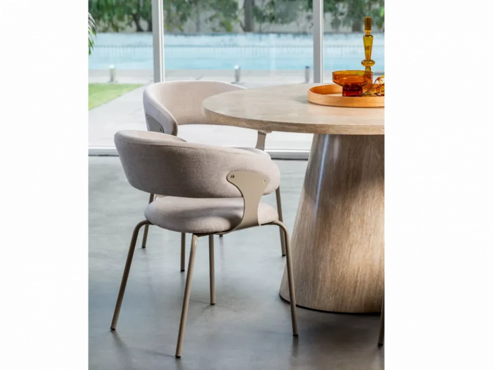Kenny Dining Chair Latte Set of 2 - Image 4