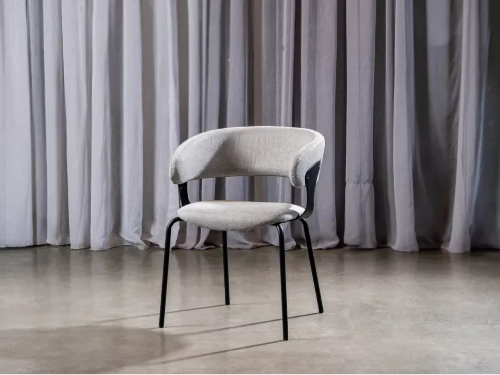 Kenny Dining Chair Silver Grey Set of 2 - Image 14