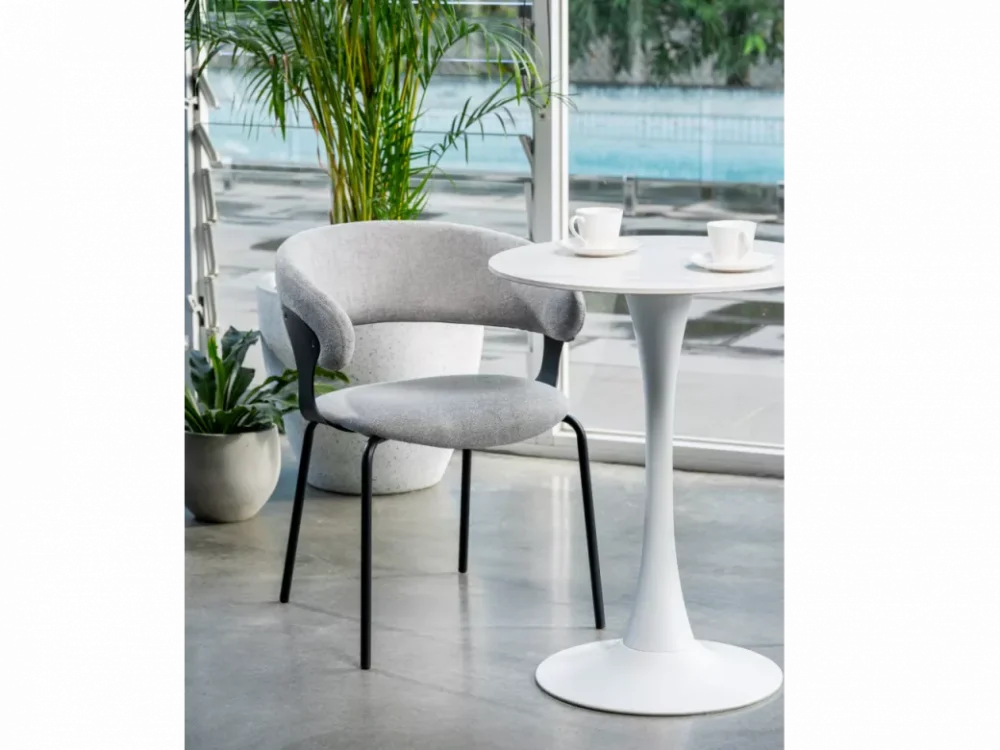 Kenny Dining Chair Silver Grey Set of 2 - Image 8