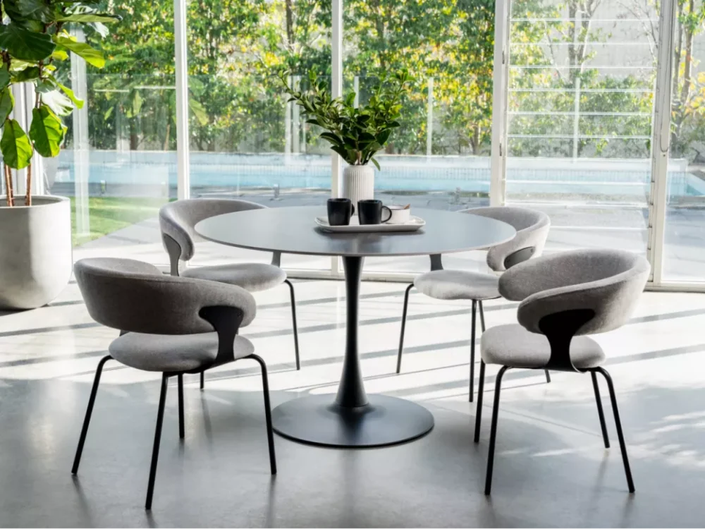 Kenny Dining Chair Silver Grey Set of 2 - Image 7