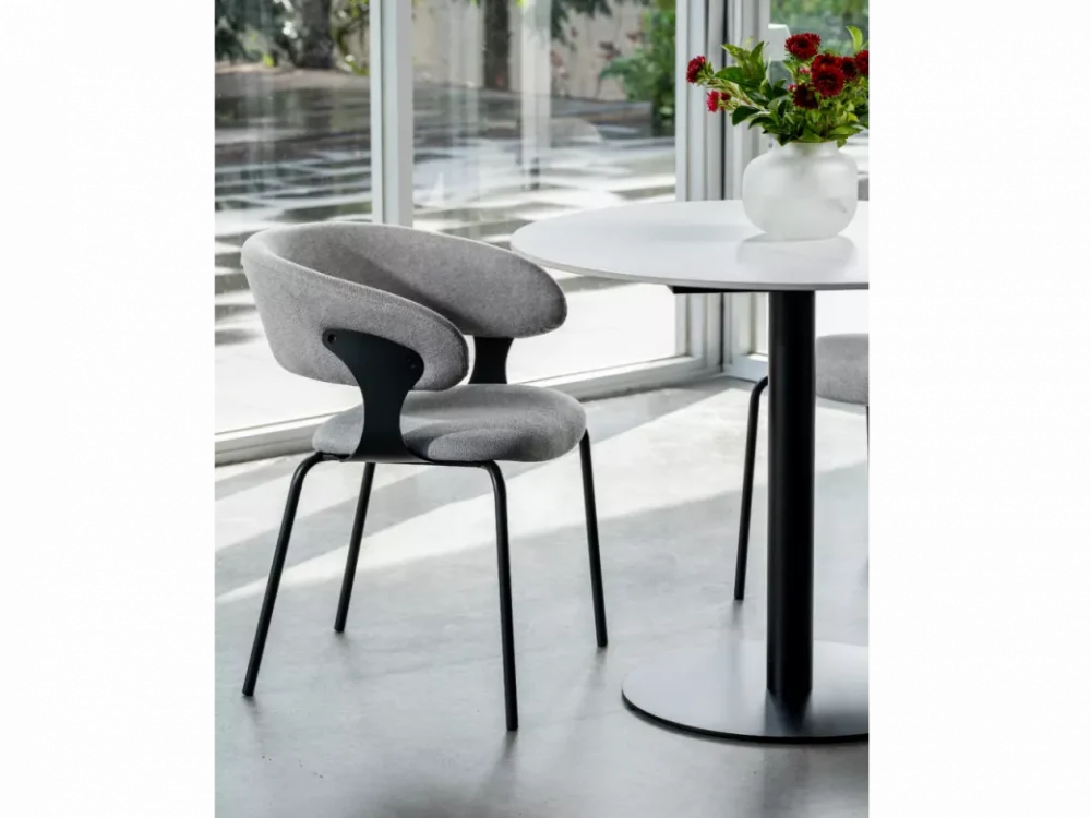 Kenny Dining Chair Silver Grey Set of 2 - Image 5