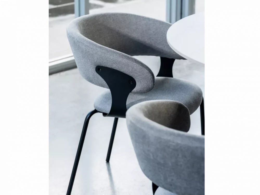 Kenny Dining Chair Silver Grey Set of 2 - Image 4