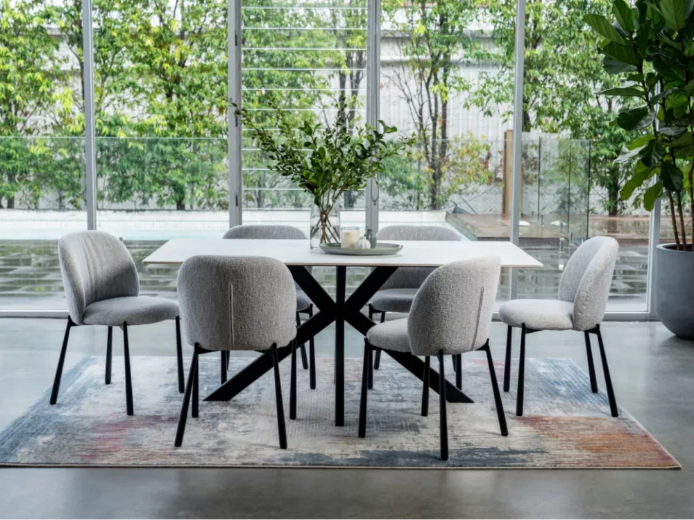 Miya Dining Chair Oyster White Set of 2 - Image 9