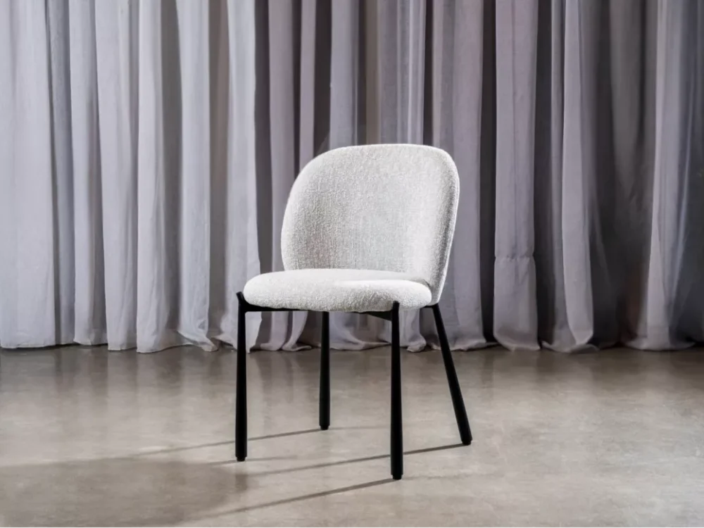 Miya Dining Chair Oyster White Set of 2 - Image 5