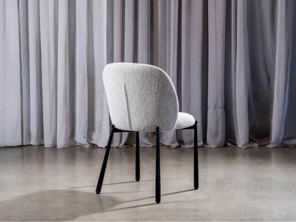 Miya Dining Chair Oyster White Set of 2 - Image 4