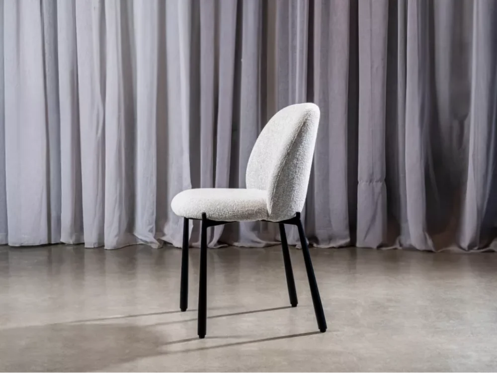 Miya Dining Chair Oyster White Set of 2 - Image 3