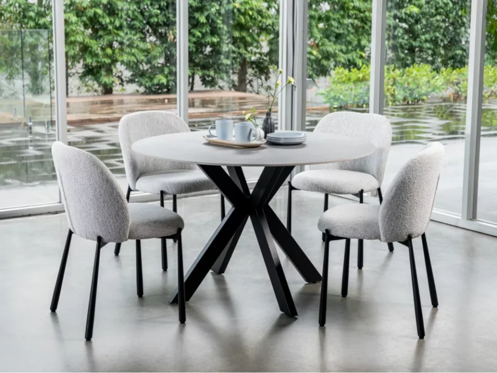 Miya Dining Chair Oyster White Set of 2 - Image 16