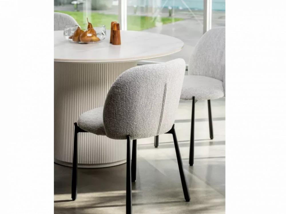 Miya Dining Chair Oyster White Set of 2 - Image 11