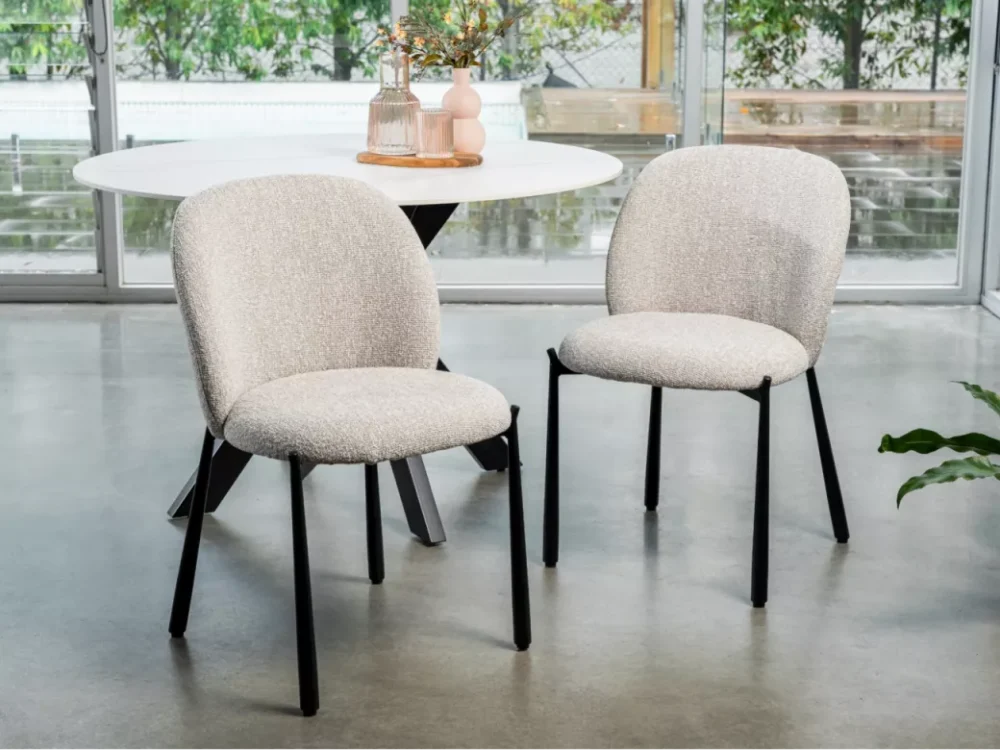 Miya Dining Chair Sand Set of 2 - Image 11