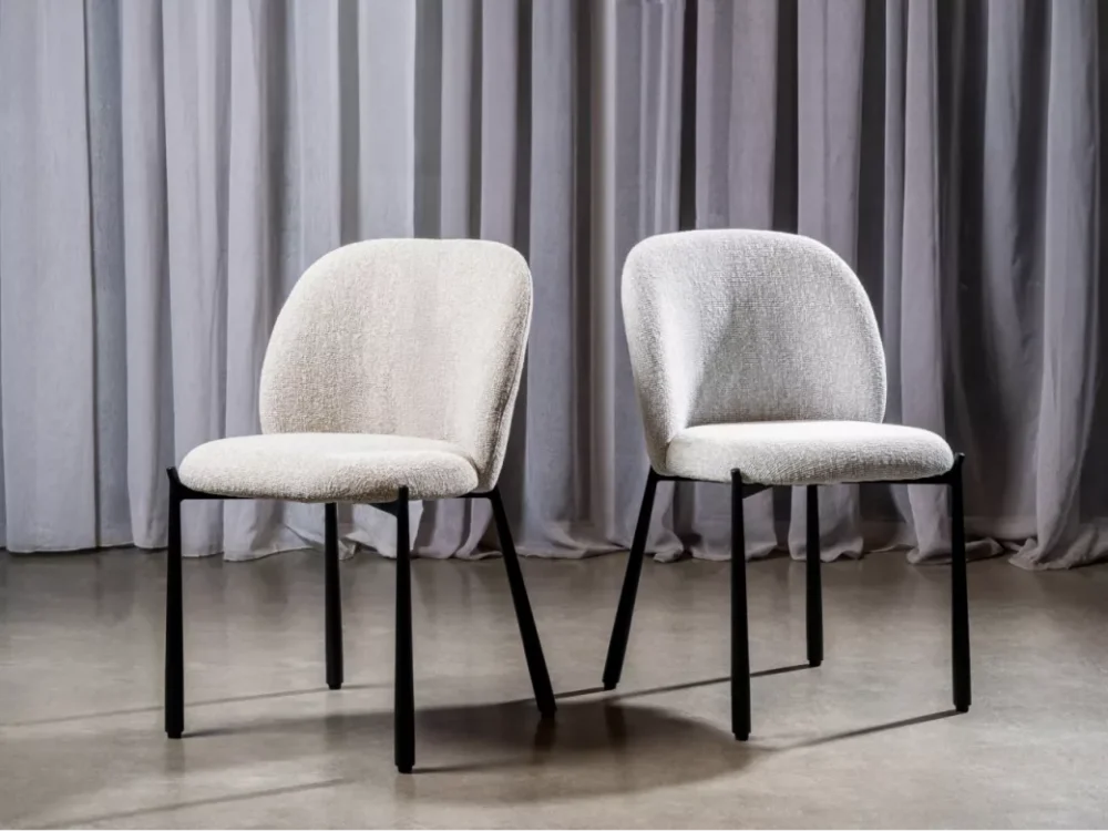 Miya Dining Chair Sand Set of 2 - Image 2