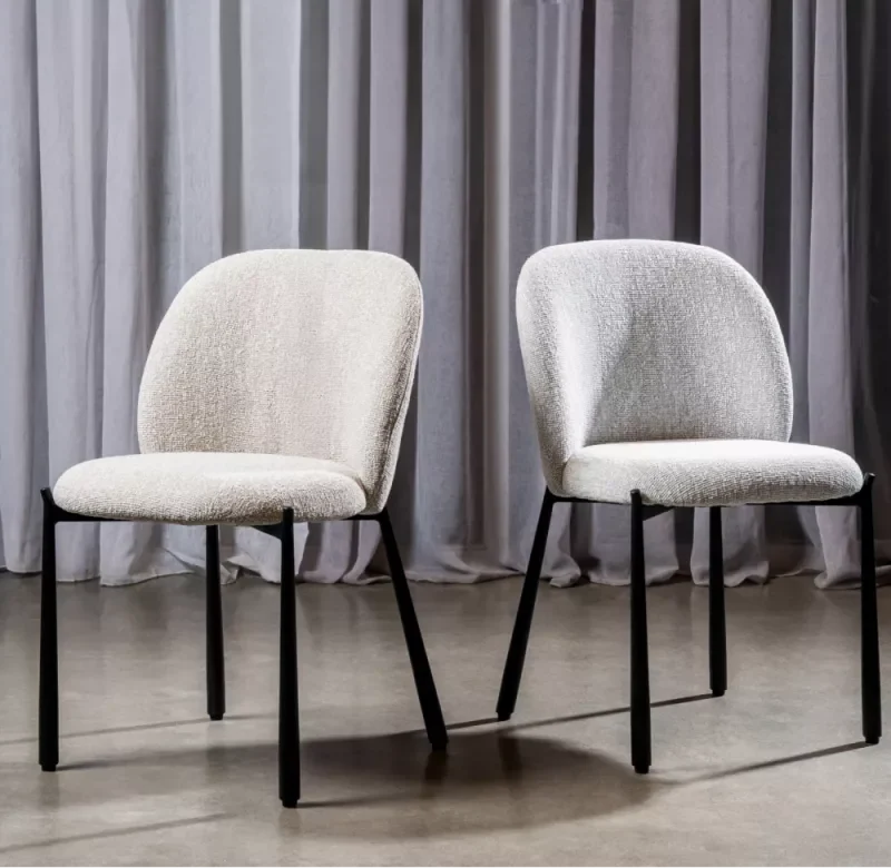 Alternative view of Miya Dining Chair Sand Set of 2