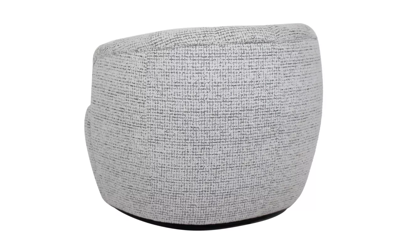 Arlington Swivel Occasional Chair Grey - Image 4