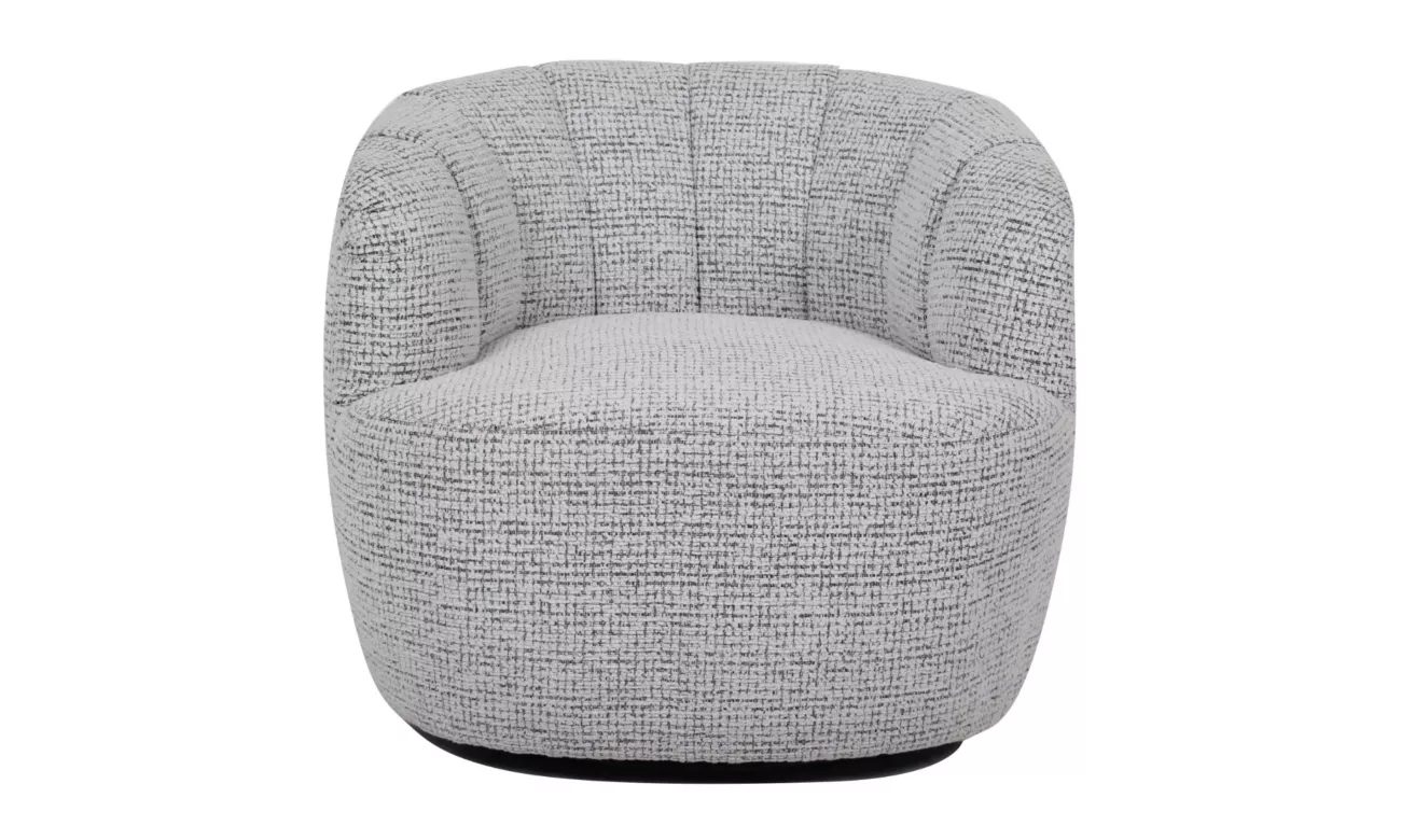 Arlington Swivel Occasional Chair Grey - Image 2