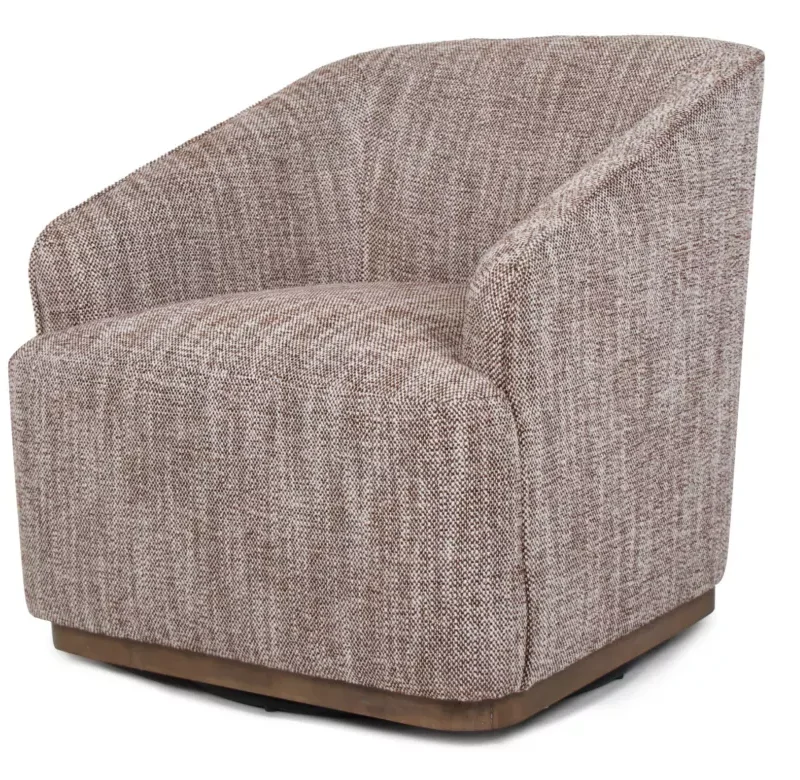 Austin Swivel Occasional Chair Chestnut
